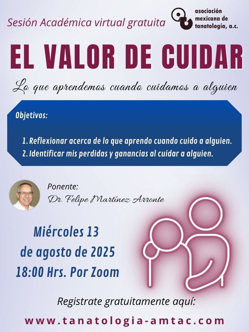 Poster del curso Duelo por muerte de la pareja en la vejez