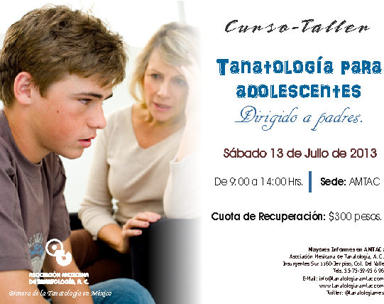 Tanatolog&iacute;a para adolescentes
