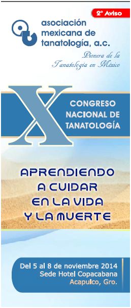 X Congreso Nacional de Tanatología