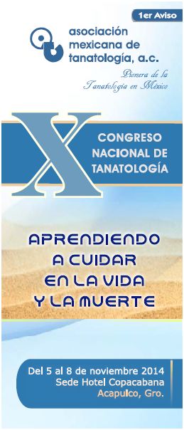 X Congreso Nacional de Tanatología