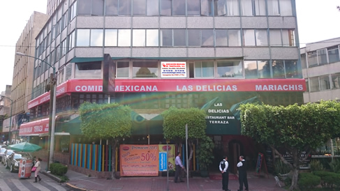 Fachada principal de la Sede de la Asociación Mexicana de Tanatología, A.C.