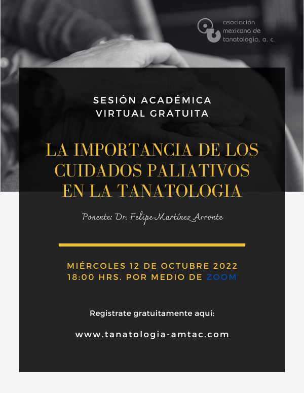 La importancia de los Cuidados Paliativos en la Tanatologia