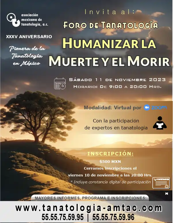 Foro de Tanatología XXXV Aniversario